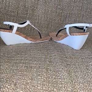 Ralph Lauren White Sandals Size 10 NWOT